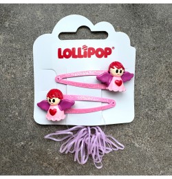 Hårspännen med ängel och minisnoddar