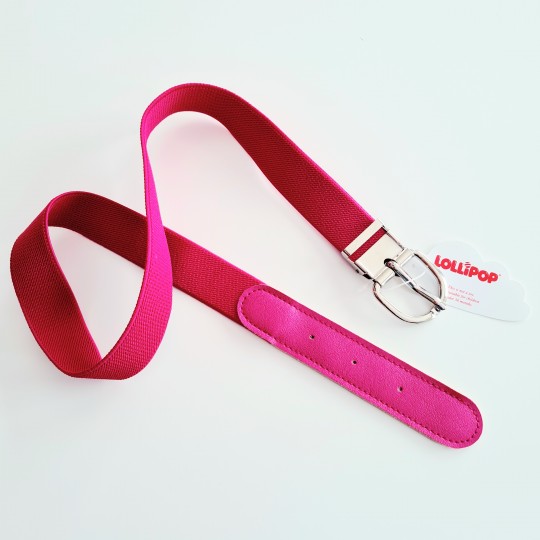 Resårskärp i cerise